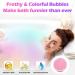 Mother's Day Gift Set: 6 Handmade Organic Bath Bombs with 3 Scented Candles - Bath Set Gifts for Women, Mom, Kids - Blue - Buy Online on GoSupps.com