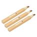 3pcs Retractable Lip Brush Set - Portable Double Ended Concealer & Lip Makeup Brush for Travel | Perfect Christmas Gift (Gold - Buy Online on GoSupps.com