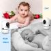 Hello Baby HB6550-Two Cams: 2 Camera Baby Monitor with Remote Pan/Tilt/Zoom, Night Vision, 2-Way Talk, 8 Lullabies, VOX Mode, Temperature, 1000ft Range - Buy Online on GoSupps.com