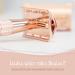 Bamboozy Razor Plane for Women - Eco-Friendly Safety Razor | Aluminum Double Edge Wet Razor (20 Blades) - Zero Waste Rose Gold - Buy Online on GoSupps.com