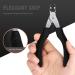 TOMEEM Professional Toenail Clipper - Sharp Curved Blade for Thick & Ingrown Nails | Podiatrist Toe Nail Cutter for Men, Women & Seniors (Matte Black) - Buy Online on GoSupps.com