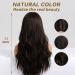 Esmee 24 Long Curly Dark Brown Synthetic Wig for Women - Natural Look Middle Part Hairpiece - Buy Online on GoSupps.com