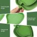Reptile Leaf Food Water Bowl Green Tortoise Water Dish Food Feeding Plate Turtle Terrarium Accessories Outside for Lizards Hamsters Snakes Pet Aquarium Ornament (Large & Small) - Buy Online on GoSupps.com