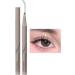 Double Tip Lower Lash - Waterproof Eyeliner | Longwearing Eye Pencil Smudge Proof Liquid Eyeliner Liquid Eyebrow Pencil for Lower Eyelash Area Jiahua Dark Brown - Buy Online on GoSupps.com