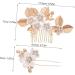 VINTORKY 1 Set Leaves and Flowers Hair Comb Flower Hair Decorations Womens Headpiece Hair Accessories for Women Girl Headpiece Bride Headdress Wedding Hairpin Bride Headpiece Hair Comb Clip - Buy Online on GoSupps.com
