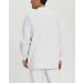 Landau Essentials Men's Relaxed Fit Snap-Front Scrub Jacket - White Twill (Size Medium) - Buy Online on GoSupps.com