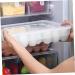 COLLBATH Egg Crisper 34 Eggs Modern Kitchen Accessories Egg Tray Egg Container Egg Holder Egg Carton High Capacity - Buy Online on GoSupps.com