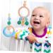 SAFIGLE 4pcs Stroller Yarn Bead Pendant Wooden Crib Set - Handmade Activity Nursing Game for Stuffed Wood Bed and Rattle - Buy Online on GoSupps.com