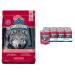Blue Buffalo Wilderness High Protein Grain Free Natural Adult Dry Dog Food Salmon 10.8 Kg Bag & Wilderness High Protein Grain Free Natural Adult Wet Dog Food Salmon & Chicken Grill PET_FOOD + PET_FOOD 8140171 High Protein Grain Free