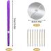 YEJAHY 20 PCS Ear Candles Wax Removal Kit - Natural Beeswax Ear Wax Remover with Drip Protectors & Cotton Swab | Colorful | Unblock Ears Safely - Buy Online on GoSupps.com