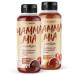 Gymqueen Mamma Mia Zero Sauce 2x265ml reduced calorie without fat & without sugar additive for refining dishes or as a salad dressing American BBQ & Curry Ketchup American BBQ & Curry Ketchup 265 ml (2 Series Pack)