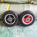 Wheelchair Front Wheel 7X1 3/4 Wheelchairer Wheels Electric Wheelchair Wheel Replacement Parts Front Wheelchair Wheel Honeycomb Solid Tire Black Aluminum Alloy Hub Set of 2/8Mm - Buy Online on GoSupps.com