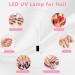 LOPHE Handheld UV Nail Lamp Small UV Lamps for Gel Nails Rechargeable USB Nail Dryer Light with LED Screen and 10s 30s 60s Timer Portable Led Nail Flashlight Gift for Women Nail Art White - Buy Online on GoSupps.com