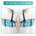 Buy Adjustable Adult Arm Sling - Breathable Shoulder Immobilizer with Storage for Injury Recovery - Blue - Buy Online on GoSupps.com
