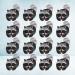 100 Pieces Cartoon Animal Lollipop Paper Cards - Perfect Wedding & Birthday Party Favors | International Shipping Available - Buy Online on GoSupps.com