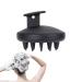 Scalp massage brush black scalp massager silicone shampoo brush scalp massage for peeling head massage shed remove stimulate hair growth hair