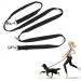 Dog Training Double Ended Leads : 2m Hands Free Adjustable Pet Training leash for Running Walking - Retractable Multifunctional Strong Nylon Puppy Lead Rope for Small Medium Dogs