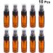 Beaupretty 10pcs 5ml Empty Brown Glass Spray Bottles with Atomizer - Perfect for Essential Oils Perfume & Cosmetics | International Shipping - Buy Online on GoSupps.com