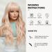 Oefei Long Light Pink Blonde Wig - Natural Wavy Synthetic Hair Heat-Resistant Ideal for Daily Wear Parties & Cosplay - Buy Online on GoSupps.com