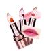 ICE LOVE Flower Jelly Lipstick  Cute Clear Crystal Magic Color Changing Lip Gloss Gift Set  3pcs Waterproof Moisturizer Lip Balm Makeup for Teens Girls Women (B)