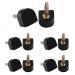 uxcell Woman Shoes Repair High Heel Tips Lift Stiletto 10pcs 1.1 x 1.1 x 1.8cm Black Black 1.1 x 1.1 x 1.8cm