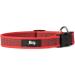 JULIUS-K9 Color & Gray Adjustable Dog Collar - 20mm Width 27-42 cm Size Red-Grey - International Shipping Available - Buy Online on GoSupps.com