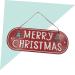 Yardenfun Ornament Christmas Hanging Decoration Christmas Door Decorations House Number Decorative Items Iron - Buy Online on GoSupps.com