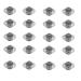 GBARAN Hearing Aid Domes 20pcs Hearing Aid Open Domes Suitable for Weople with Moderate Hearing Loss-M