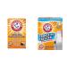 ARM & HAMMER Baking Soda For Baking Cleaning and Deodorizing 2-kg & Fridge-N-Freezer Baking Soda Deodorizer Flo-Thru Design 500-g 2 kg (Pack of 1) Leavening Agent + Deodorizer White
