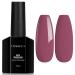 TOMICCA Gel Nail Polish Burgundy Gel Polish Prune Juice Color Gel Nail Polish Dark Plum Natural Nails Fall Winter Soak Off U V Gel Nail Manicure Gift For Women F-prune juice