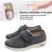 Secret Slippers Women's Air Cushion Adjustable Walking Shoes - Dark Gray - Buy Online on GoSupps.com