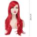 AneShe 28 Long Wavy Heat Resistant Cosplay Wig for Women - Red - Buy Online on GoSupps.com