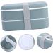 Alipis 1 Set Double Layer and Double Layer Lunchbox Microwave Containers Picnic Container Lunch Box Office HG2P442VA135653 Green 15.5X8.5CM - Buy Online on GoSupps.com