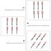 FOMIYES 6pcs 5ML Empty Mascara Tube Eyeliner Lip Gloss Tubes - DIY Cosmetics Container Bottle - Pink - Buy Online on GoSupps.com