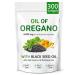 Oil of Oregano with Black Seed Oil 2 in 1 Organic Oregano Capsules for Immune Support & Overall Wellness Non-GMO Gluten Free 300 Softgel