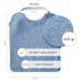 Mimuselina Pack x5 Large Baby Bibs - Waterproof Absorbent & Autonomy Focused - Made in Europe - Buy Online on GoSupps.com