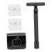 1 Set Razor Set Beard Cleaning Tool Vintage Manual Shaver Beard Clean Tool Vintage Shaver Vintage Manual Razor Beard Clean Razor Manual Safety Shaver Safe Razor Beard Trimming Tool 1 Count (Pack of 1) Black