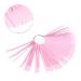 50 Pieces Nail Art Exercise Tips - Fan-Shaped Removable Nail Polish Display Sticks - Pink Manicure Tools for Perfect Nail Art - Buy Online on GoSupps.com
