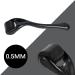 Salubohum Dermaroller Micro-Needle Roller Hair Dermaroller 0.5mm with 540 Microneedles Stainless Steel Suitable for Skin Care Hair Growth and Beard (Black) - Buy Online on GoSupps.com