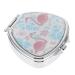GLEAVI Pill Box Portable Pill Case for Purse & Pocket with 2 Compartments Cute Medicine Organizer Travel Pill Box Decorative Metal Medicine Vitamin Organizer (swan)