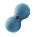 Homsfou 1stk fascia ball massage ball deep massage gear Exercise with fitness balls foot massager Double lacrosse ball muscle massager for at home yoga peanut handbook scrollrad Epp