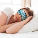 Seashells On The Beach Print Unisex Sleep Eye Mask - Soft Comfort Eye Shade Cover for Travel Yoga & Shift Work - Buy Online on GoSupps.com