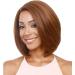 Ladies wig new wig short straight hair ladies short hair light brown wig