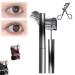 Jade Rosebury Iron Wand Mascara 3D Curling Eyelash Iron Mascara Black Washable Metal Mascara Waterproof Long Lasting Curl Brushless Metal Wand Mascara for Women Voluming Lash Extensions