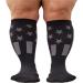 Extra Wide Diabetic Edema Socks for Swollen Feet | Non-Slip Bariatric Cast Socks - Buy Online on GoSupps.com