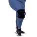 KARM Kniebandage XXL XXXL for overweight - thick thighs Extra wide oversized knee joint band - large size knee orthosis for thick legs women and men (XL/2XL/3XL black) size 2 (XL/2xl/3xl) black