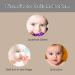 Silicone Pacifier Clip Set for Boys & Girls | 2-Pack Beige & Gray | Compatible with Most Pacifiers & Bite Toys - Buy Online on GoSupps.com