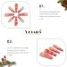 Vatocu Christmas Snowflakes Glitter False Nails - Long Xmas Press On Nails for Women and Girls (24pcs) - Buy Online on GoSupps.com