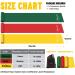 Non-Latex Resistance Bands Set for Strength Training, Yoga, Pilates - Red/Yellow/Green - Buy Online on GoSupps.com