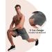 CANGHPGIN Men's 7 Workout Shorts 2 Pack with Pockets - Black/Dark Grey - Large - Buy Online on GoSupps.com